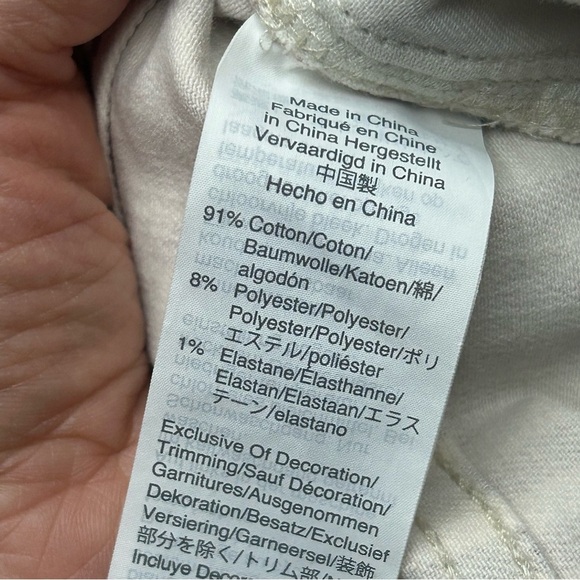 Madewell White and Brown Bermuda Shorts - Picture 6 of 6